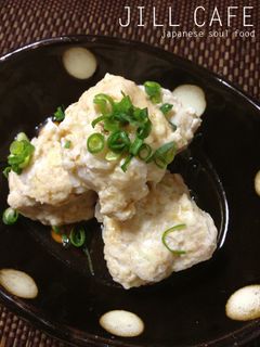 ふわふわ!レンコン入り鶏団子ポン酢かけ-レシピのメイン写真