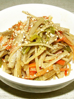 きんぴらごぼう-レシピのメイン写真