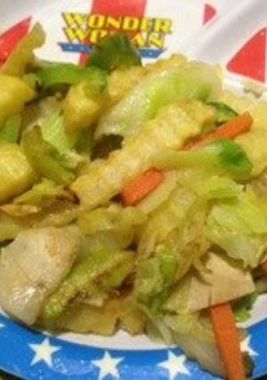 ポテトフライ野菜炒め-レシピのメイン写真