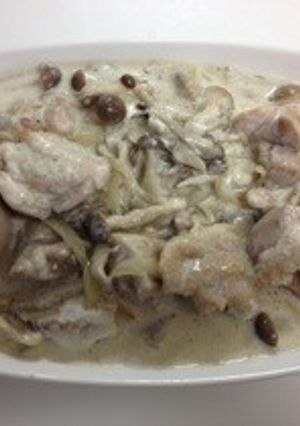 チキンとキノコのクリーム煮-レシピのメイン写真