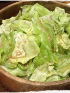 簡単!ざく切り塩だれ春キャベツ!-レシピのメイン写真