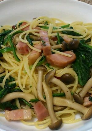 ほうれん草のガーリックパスタ☆-レシピのメイン写真