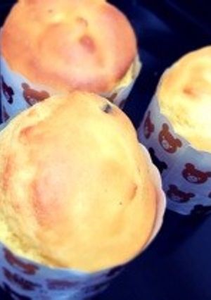 混ぜて焼くだけ★お豆腐のカップケーキ-レシピのメイン写真