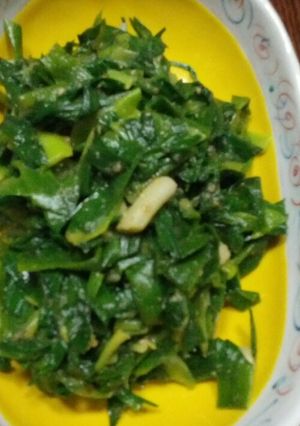 山菜を食べよう 甘草の酢味噌あえ-レシピのメイン写真