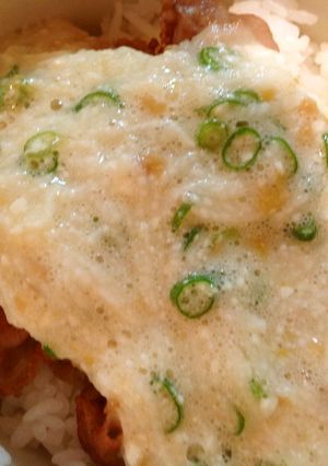 カリカリ豚肉の梅とろろ丼-レシピのメイン写真