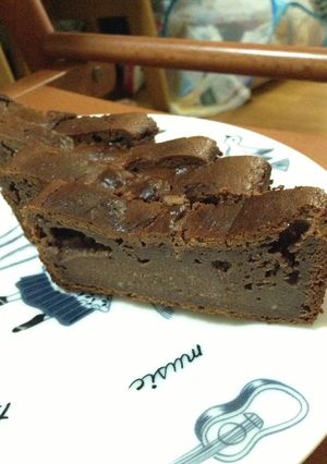 お豆腐と酒粕で＊濃厚生チョコケーキ-レシピのメイン写真