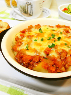 *新じゃがのミートソース焼き*-レシピのメイン写真