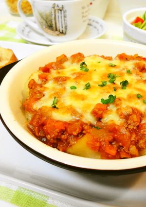 ＊新じゃがのミートソース焼き＊-レシピのメイン写真