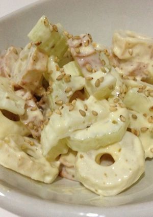ちくわとセロリのマヨ和え-レシピのメイン写真