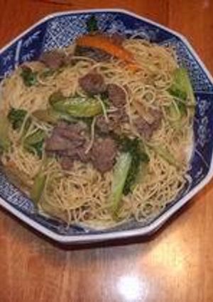 肉野菜入りパスタ-レシピのメイン写真