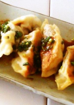 餃子が残ったら冷やし餃子のネギソースがけ-レシピのメイン写真