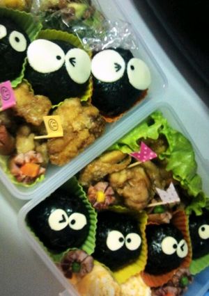 行楽弁当 まっくろくろすけ-レシピのメイン写真