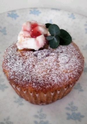 クリームチーズと苺のマフィン-レシピのメイン写真