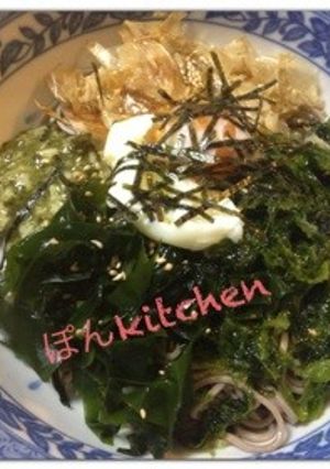 ぽんKitchen＊海藻たっぷり蕎麦-レシピのメイン写真