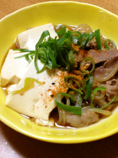 適当な感じの肉豆腐-レシピのメイン写真