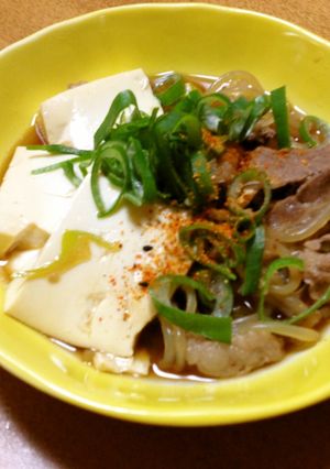適当な感じの肉豆腐-レシピのメイン写真