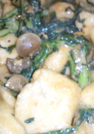 鶏胸肉と水菜の味噌マヨ焼き-レシピのメイン写真