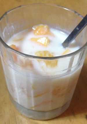 果実と白ワインとヨーグルトの食前酒-レシピのメイン写真