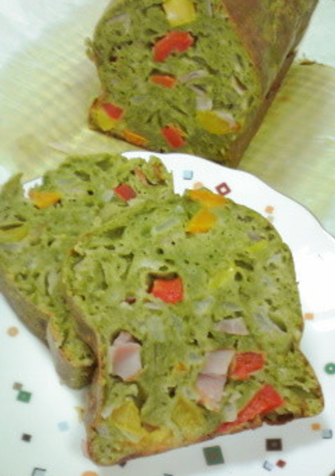 ♡ほうれん草と彩り野菜のケークサレ♡-レシピのメイン写真