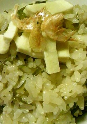 塩昆布と高野豆腐の炊き込みご飯-レシピのメイン写真