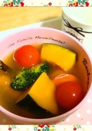 緑黄色野菜のスープ-レシピのメイン写真