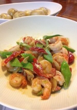 えびと野菜のマヨポン炒め-レシピのメイン写真