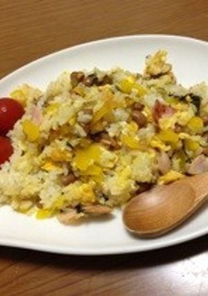 うまっ！たくあん納豆チャーハン☆-レシピのメイン写真