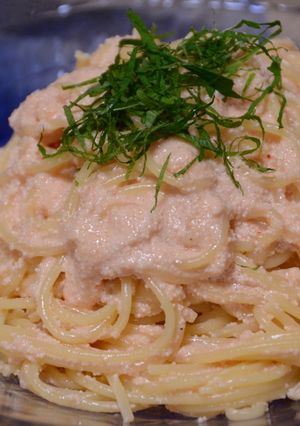 明太子クリームパスタ-レシピのメイン写真