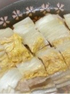 電子レンジ☆白菜豚肉のミルフィーユ-レシピのメイン写真
