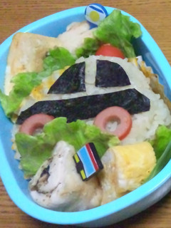 簡単♪キャラ弁*パトカー-レシピのメイン写真