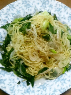 俺流!葉玉ねぎの塩焼きそば-レシピのメイン写真