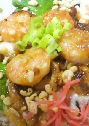 ✿簡単激うま♪海老・タコのやみつき丼✿-レシピのメイン写真
