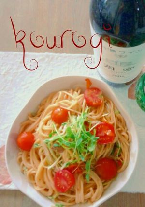 棊子麺のバジル炒め★-レシピのメイン写真