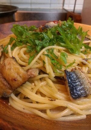✿さんまと大葉のぺペロンチーノ✿-レシピのメイン写真