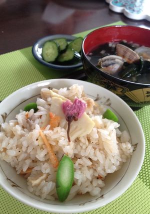 春の味わい♪筍と桜海老の炊込みごはん-レシピのメイン写真