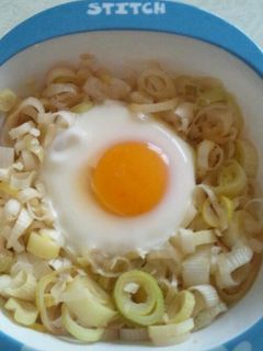 ネギ目玉焼き-レシピのメイン写真