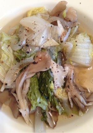 新玉ねぎと白菜のスープ-レシピのメイン写真
