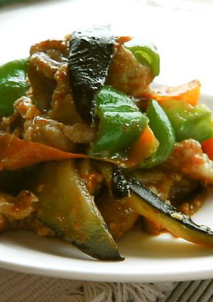 豚肉とカラフル野菜の辛味噌炒め♬-レシピのメイン写真