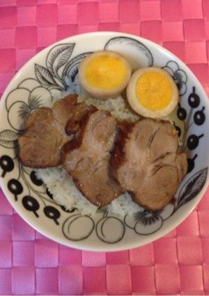 超簡単！炊飯器で甘辛チャーシュー丼！-レシピのメイン写真