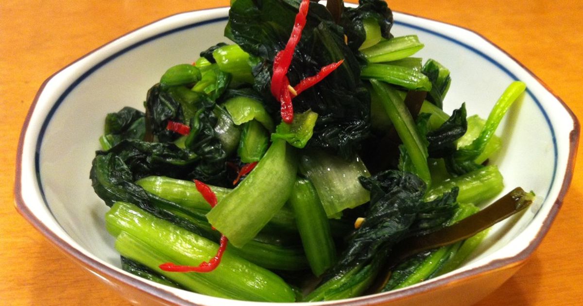 こまつな めんつゆで簡単に。「小松菜のおひたし」のレシピとコツ