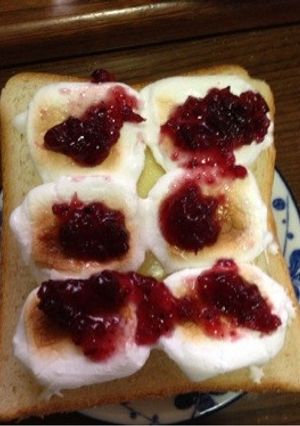 マシュマロ食パン-レシピのメイン写真