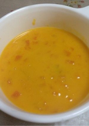 離乳食 かぼちゃの豆乳ポタージュ-レシピのメイン写真