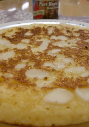 カリッとふわっとアーモンドパンケーキ-レシピのメイン写真