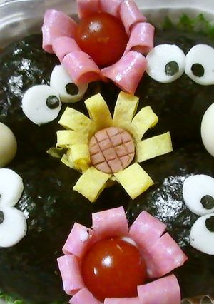 まっくろくろすけ弁当-レシピのメイン写真
