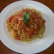 ミニトマトのスパゲッティ