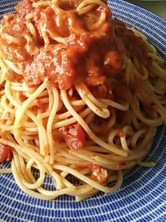 包丁不使用!簡単トマトパスタ-レシピのメイン写真