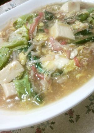 ☆カニカマと豆腐の卵入りあんかけ~☆-レシピのメイン写真
