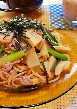 春野菜の和風パスタ-レシピのメイン写真
