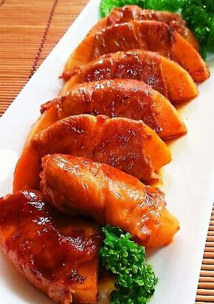 タケノコの豚肉巻き-レシピのメイン写真