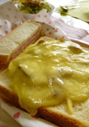 ♡美味しいきのこたっぷりクロックムッシュ-レシピのメイン写真